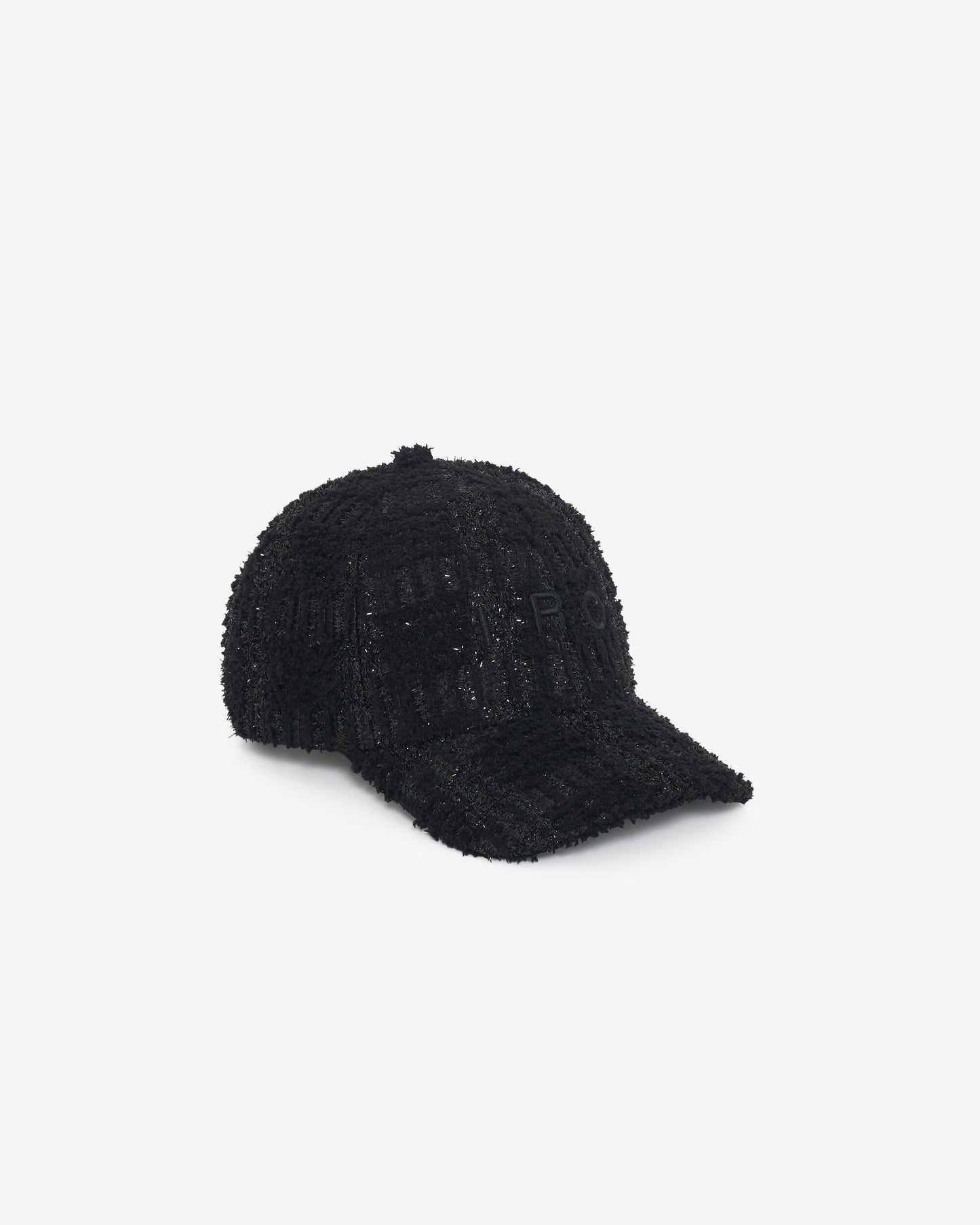 GREB TWEED CAP - BLACK GLITTER