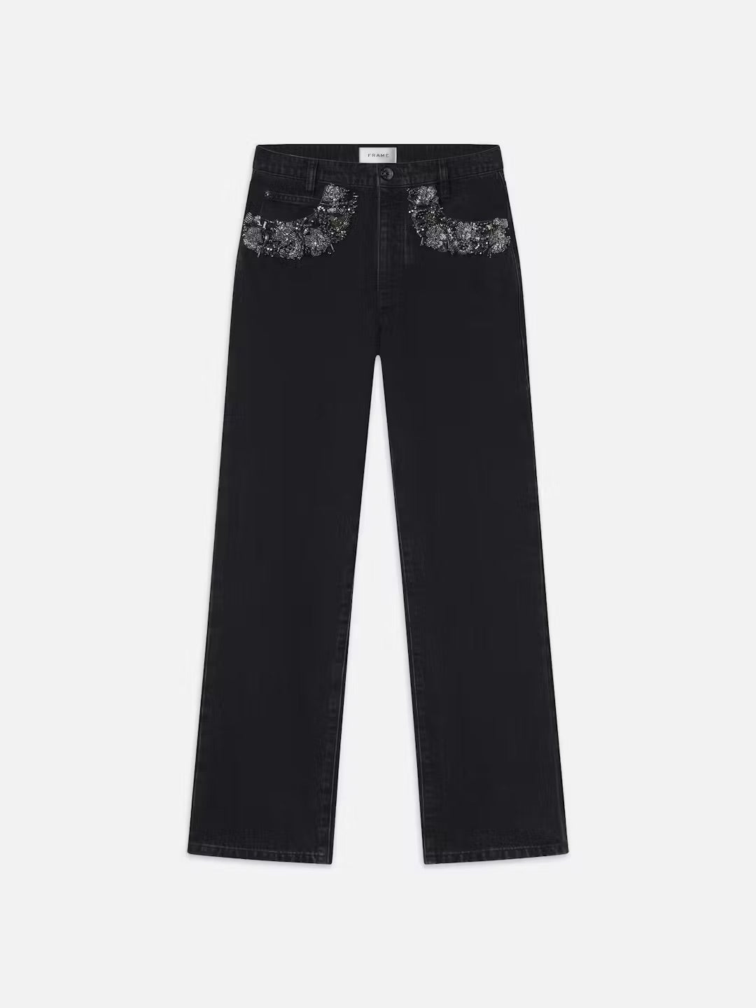 THE BEADED STRAIGHT JEAN - PORTIA