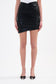 OPHINE SKIRT - BLACK LUREX