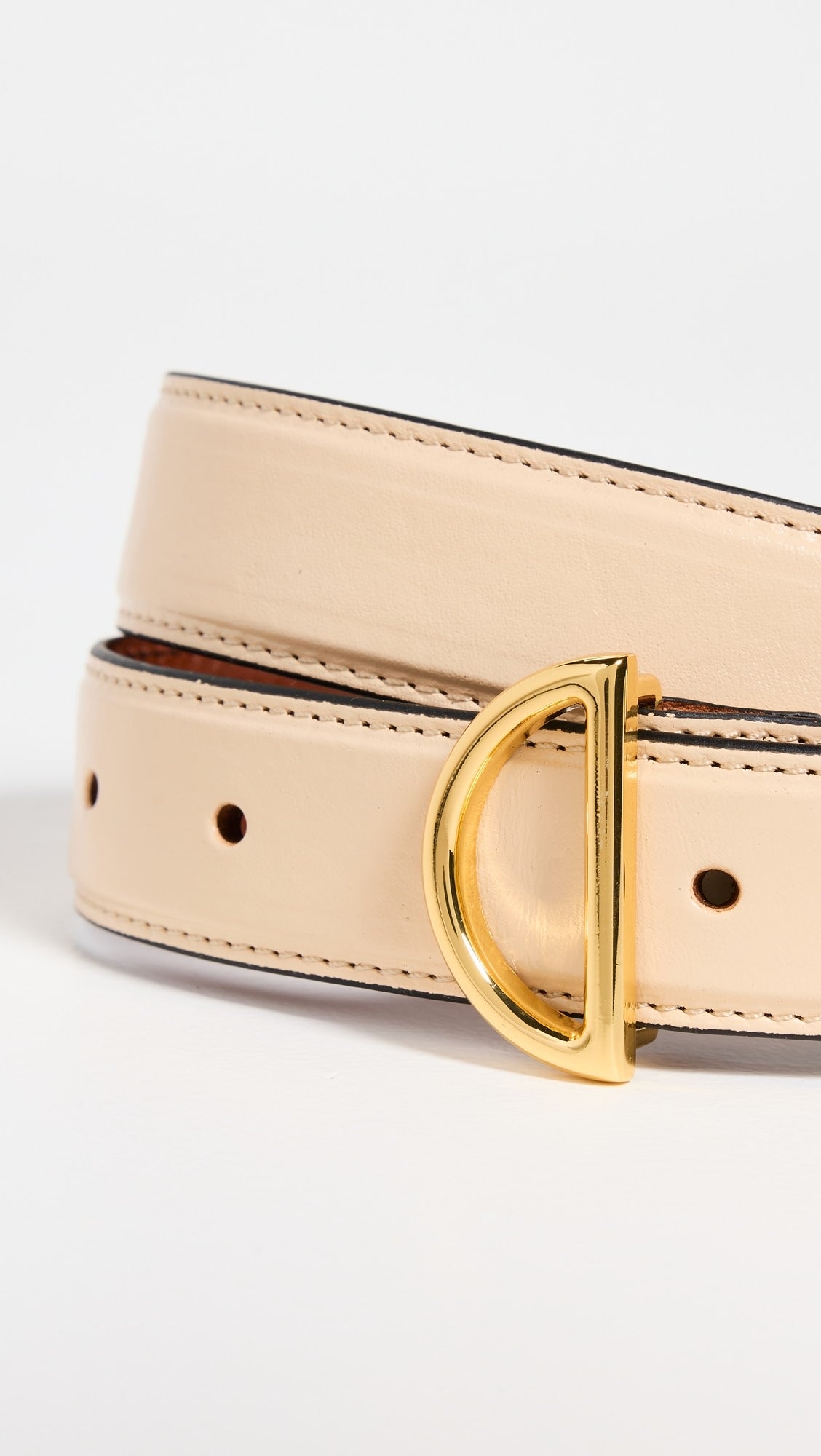 CRESCENT BELT - BEIGE