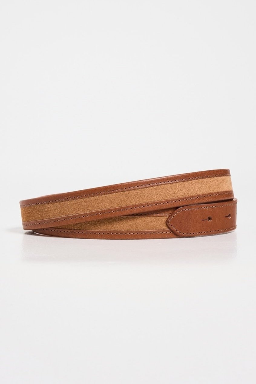 THE CRESCENT BELT - CAMEL MULTI