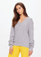 SEYMOUR CABLE KNIT SWEATER - GREY MARLE