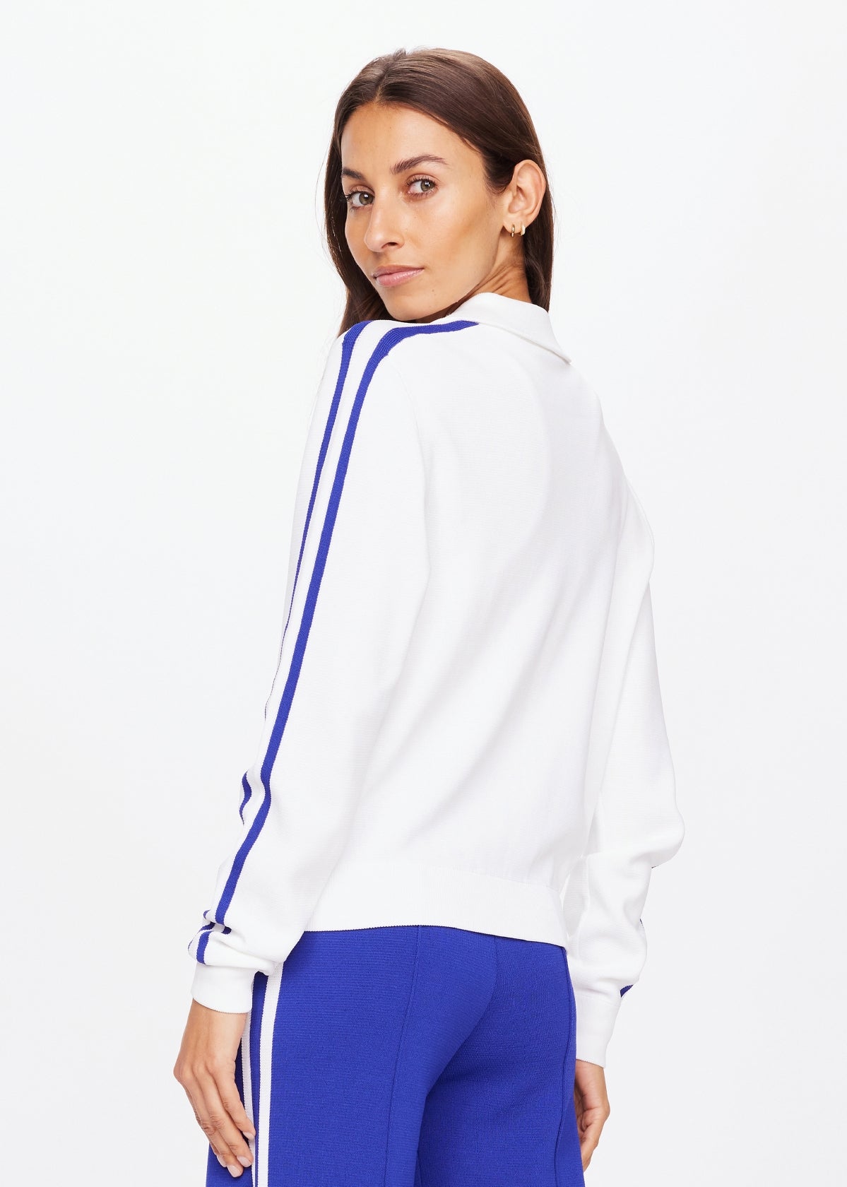 *PREORDER* CARNABY PARI ZIP KNIT JACKET - WHITE