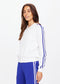 *PREORDER* CARNABY PARI ZIP KNIT JACKET - WHITE