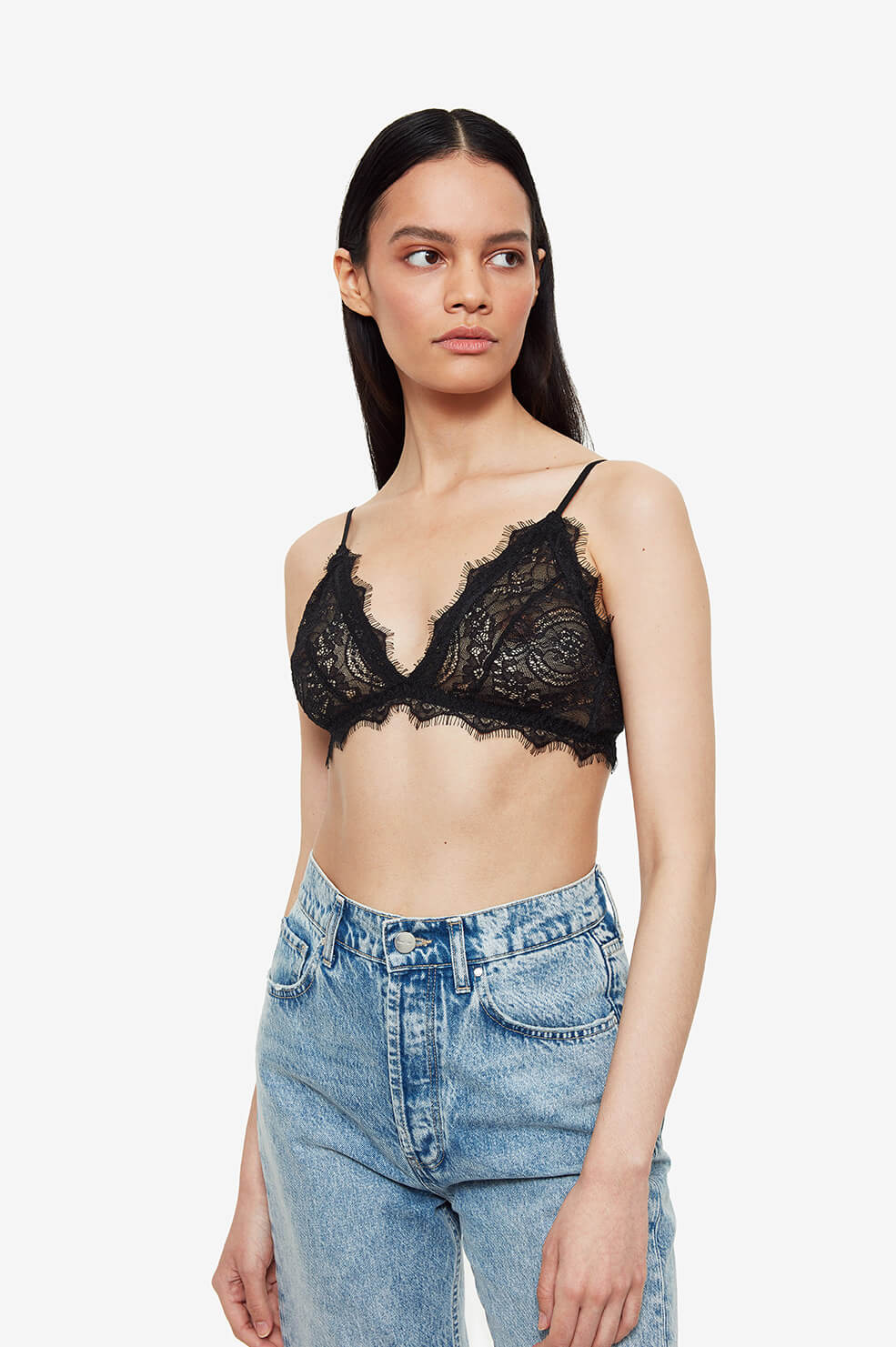 ANINE BING LACE BRA WITH TRIM – Miss Henry Boutique