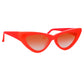 DORA D-FRAME SUNGLASSES - NEON PINK