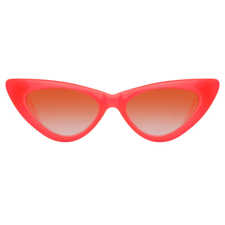 DORA D-FRAME SUNGLASSES - NEON PINK