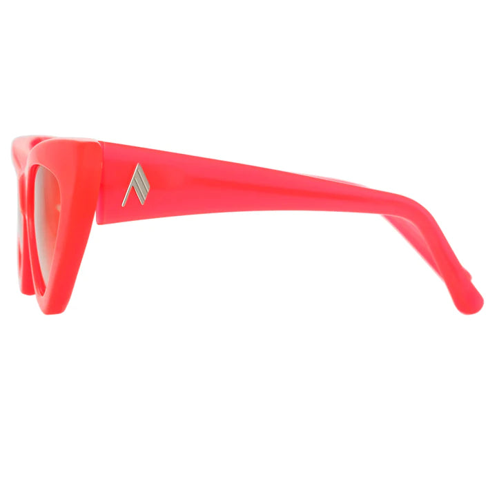 DORA D-FRAME SUNGLASSES - NEON PINK