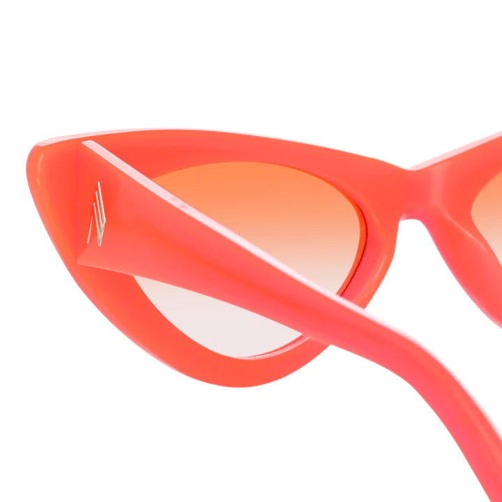 DORA D-FRAME SUNGLASSES - NEON PINK